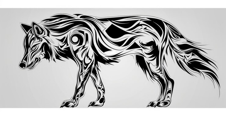 wolf tattoo designs for men